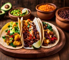 Tacos Végétariens au Chou-fleur et Haricots Noirs