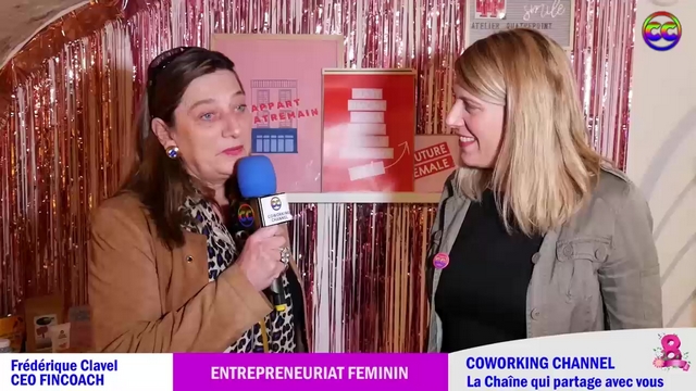 Femme Collaborative -presente-Frederique-Clavel-a-l-occasion-de-la-Journnee-Internationale-de-la-Femme